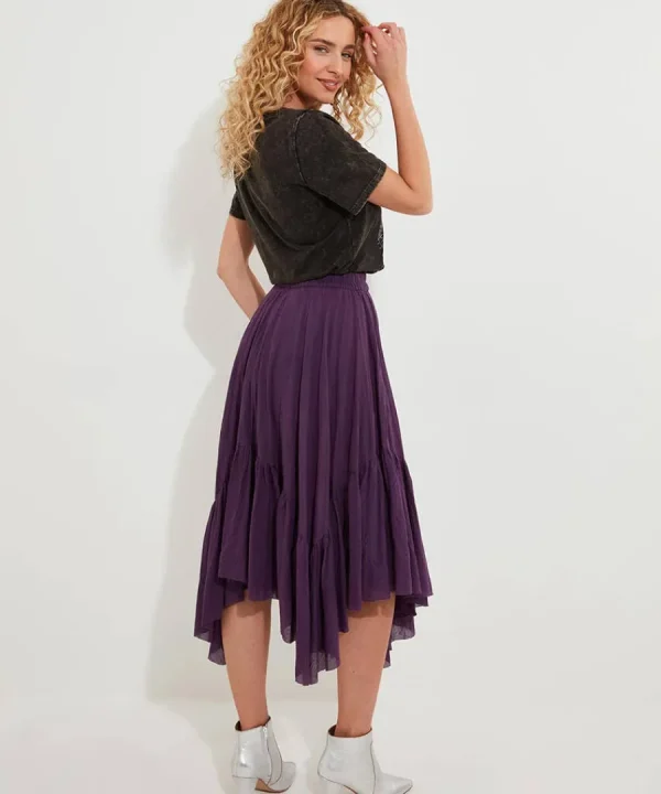 New Joe Browns Wild And Free Layered Skirt Purple