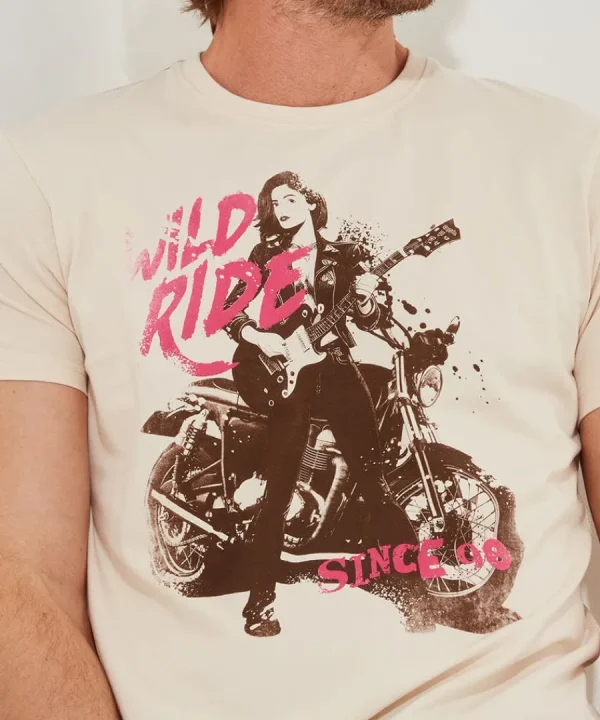 Hot Joe Browns Wild Ride Tee Cream