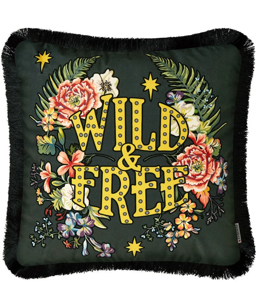 wildly_untamed_reversible_1.webp Fashion Joe Browns Wildly Untamed Reversible Cushion Black