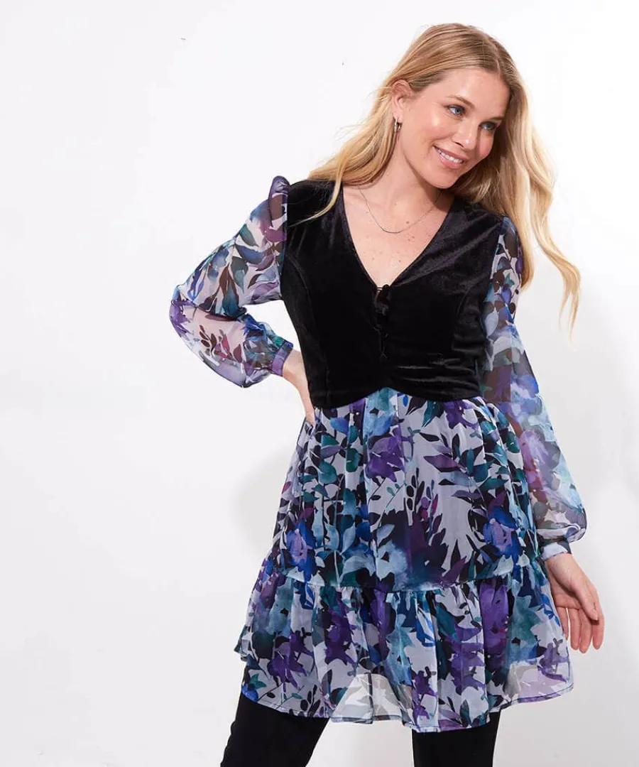 willow_floaty_tunic_1.webp Store Joe Browns Willow Floaty Tunic Blue