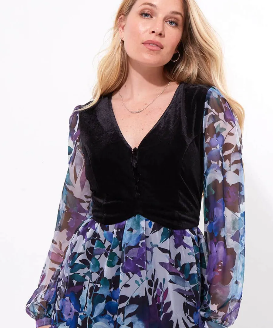 willow_floaty_tunic_3.webp Store Joe Browns Willow Floaty Tunic Blue