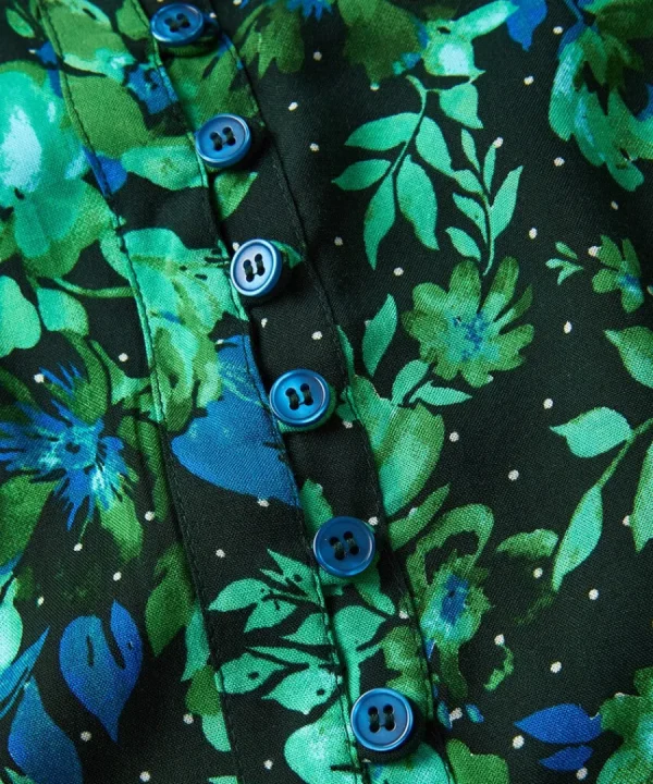 Outlet Joe Browns Winter Florals Tunic Dress Green