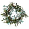 Outlet Joe Browns Winter's Wish Rustic Eucalyptus Wreath Green