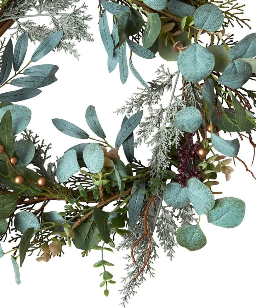 winters_wish_rustic_eucal_1.webp Outlet Joe Browns Winter's Wish Rustic Eucalyptus Wreath Green