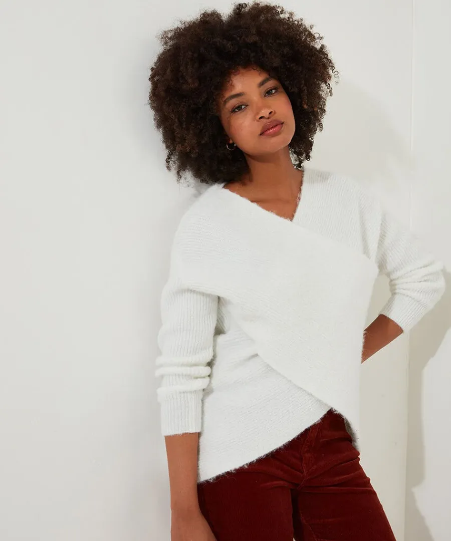 wonderful_wrap_jumper_3.webp Discount Joe Browns Wonderful Wrap Jumper Cream