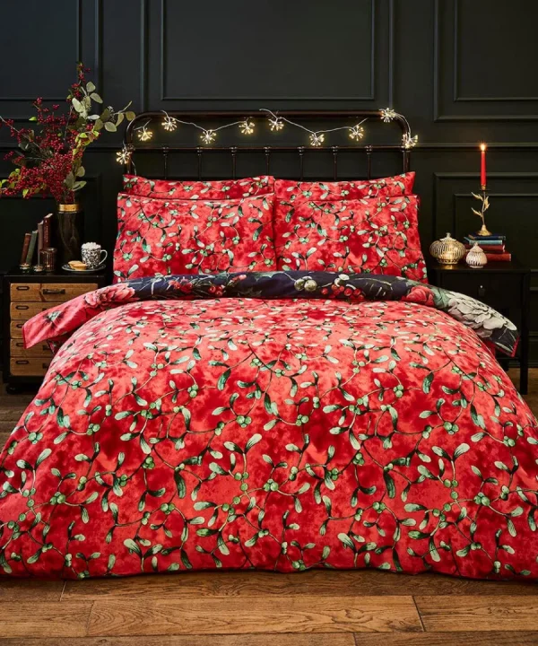 Store Joe Browns Wondrous Woodland Festive Reversible Duvet Set Blue