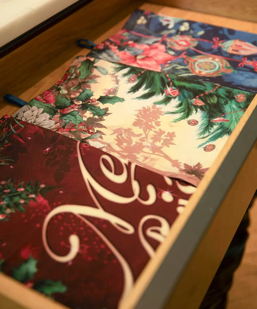 wondrous_woodland_pack_of_4.webp Store Joe Browns Wondrous Woodland Pack Of 3 Christmas Tea Towels Blue