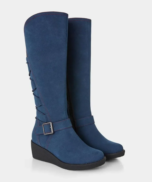 Cheap Joe Browns Woodland Walk Tall Boots Blue