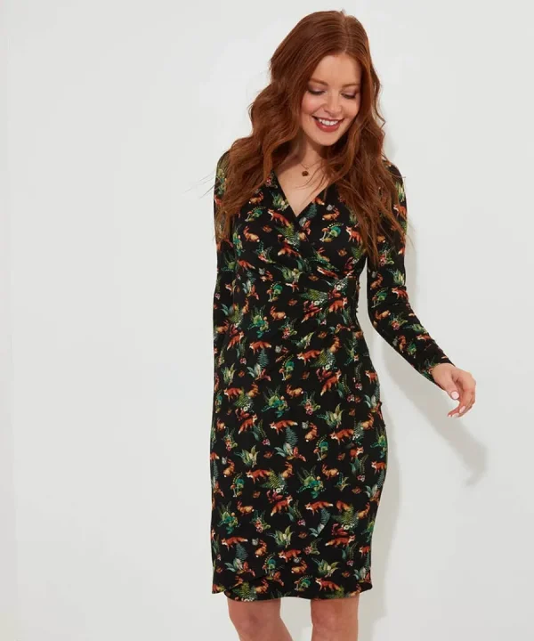 Online Joe Browns Woodland Wonder Jersey Dress Black