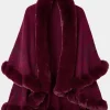 Cheap Joe Browns Wrapped In Elegance Faux Fur Wrap Red
