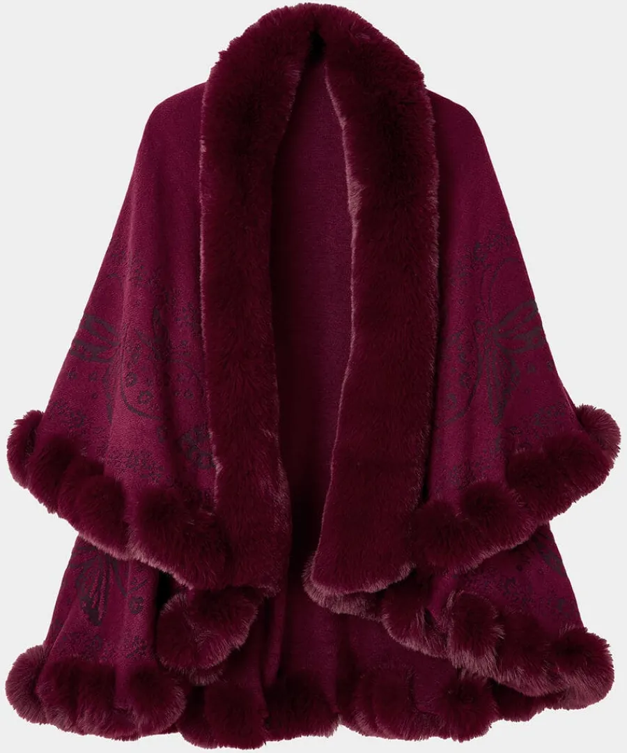 wrapped_in_elegance_faux__0.webp Cheap Joe Browns Wrapped In Elegance Faux Fur Wrap Red