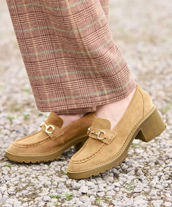 Clearance Joe Browns Your Choice Chunky Suede Shoes Tan