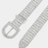 Flash Sale Joe Browns A Wave Of Shimmer Diamante Belt Silver