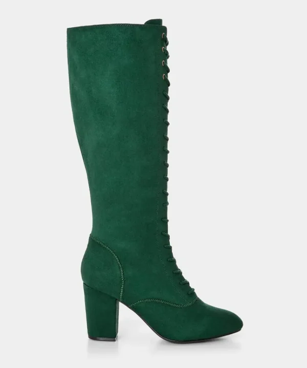 Best Joe Browns All The Glory Lace Up Boots Green