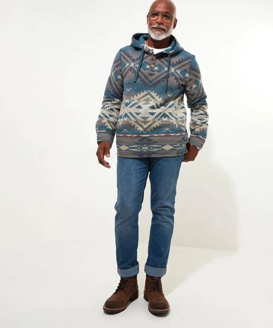 amazing_artisan_hood_1.webp Hot Joe Browns Amazing Artisan Hood Blue / Green