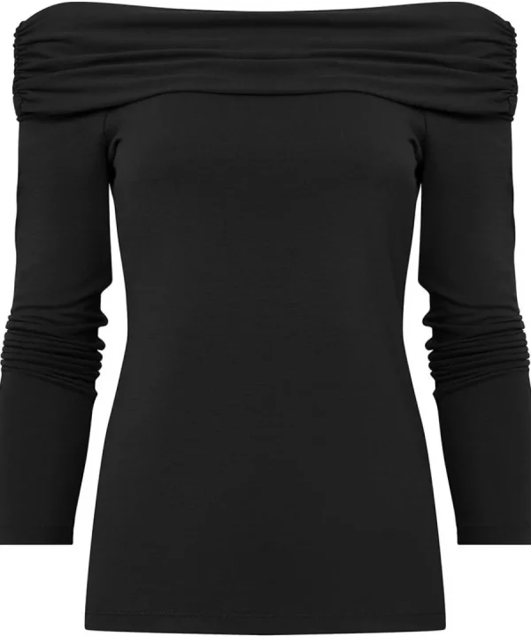 Best Sale Joe Browns Bardot Jersey Top Black