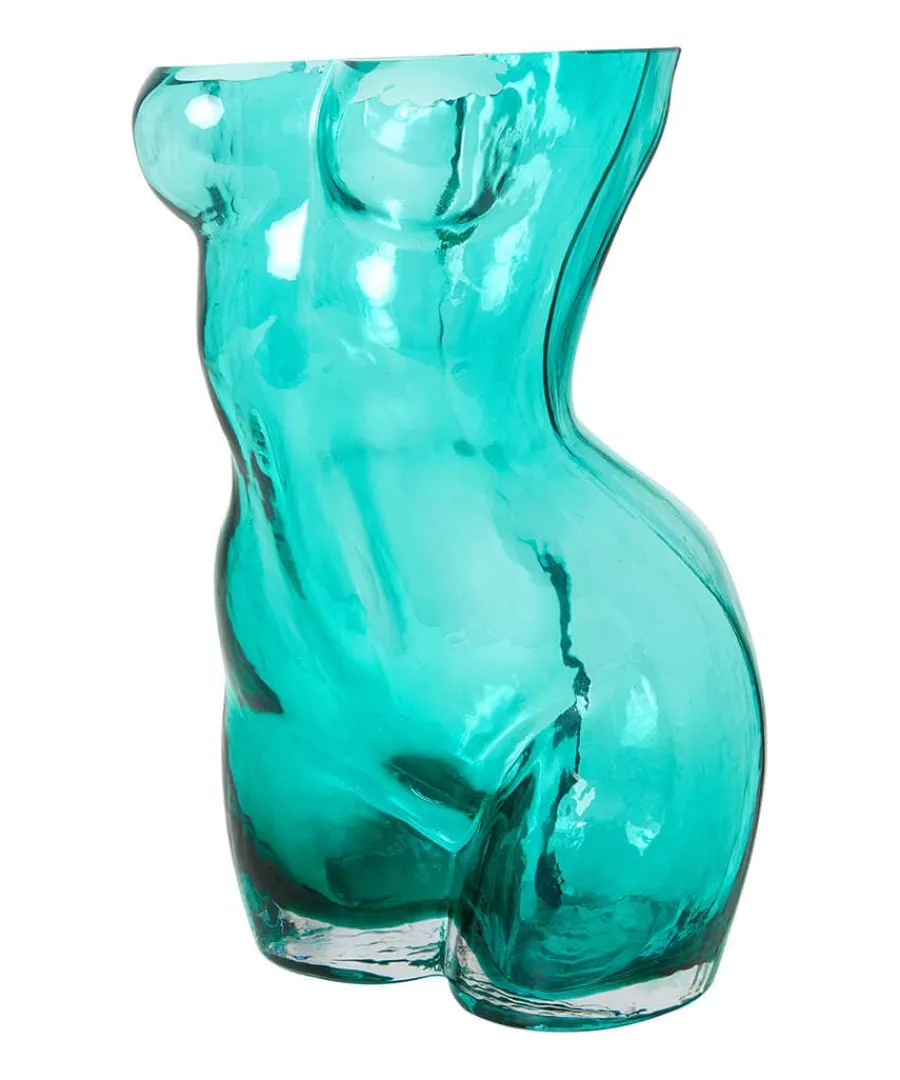 beautiful_body_glass_vase_0.webp Best Joe Browns Beautiful Body Glass Vase Teal