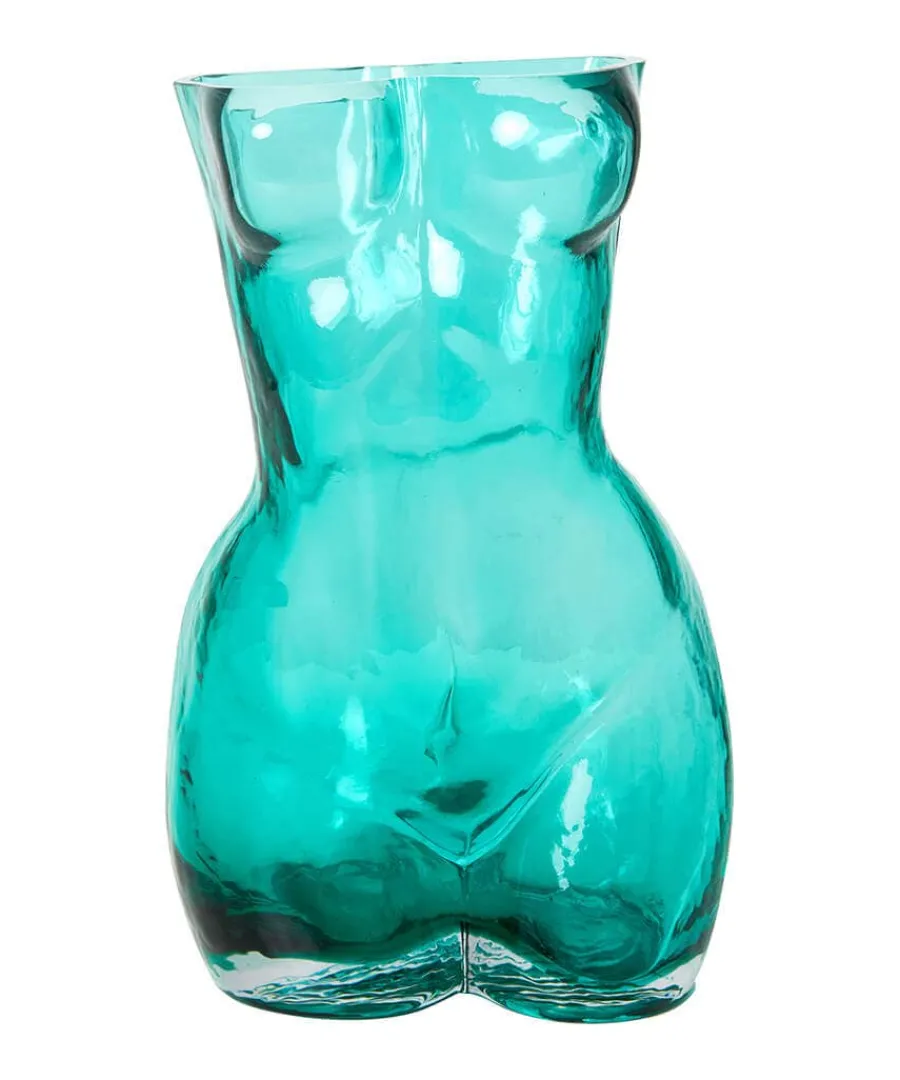 beautiful_body_glass_vase_1.webp Best Joe Browns Beautiful Body Glass Vase Teal