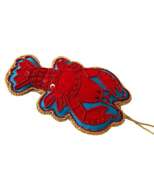 Shop Joe Browns Beautifully Embroide Lobster Christmas Ornament Red