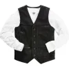 Sale Joe Browns Leather Waistcoat Black