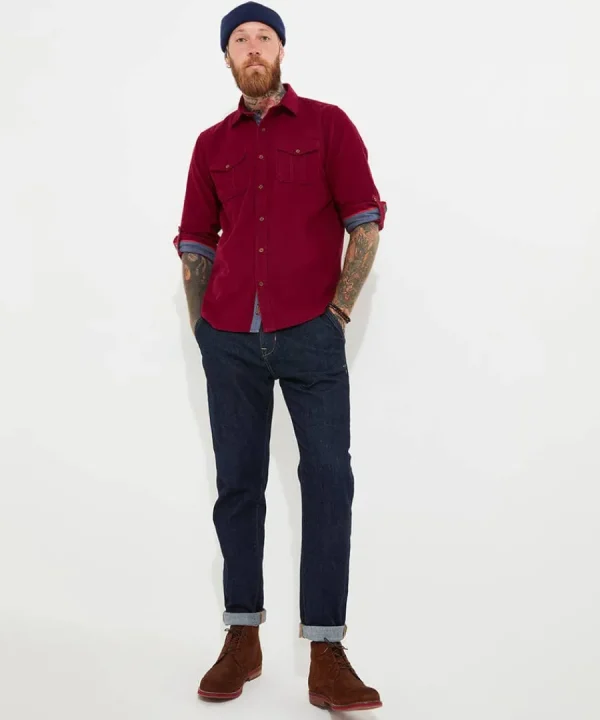 Outlet Joe Browns Carefree Cord Shirt Port