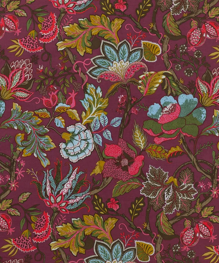 cerise_savanna_leopard_fl_2.webp Cheap Joe Browns Savanna Leopard Florals Cotton Slub Reversible Duvet Set Cerise