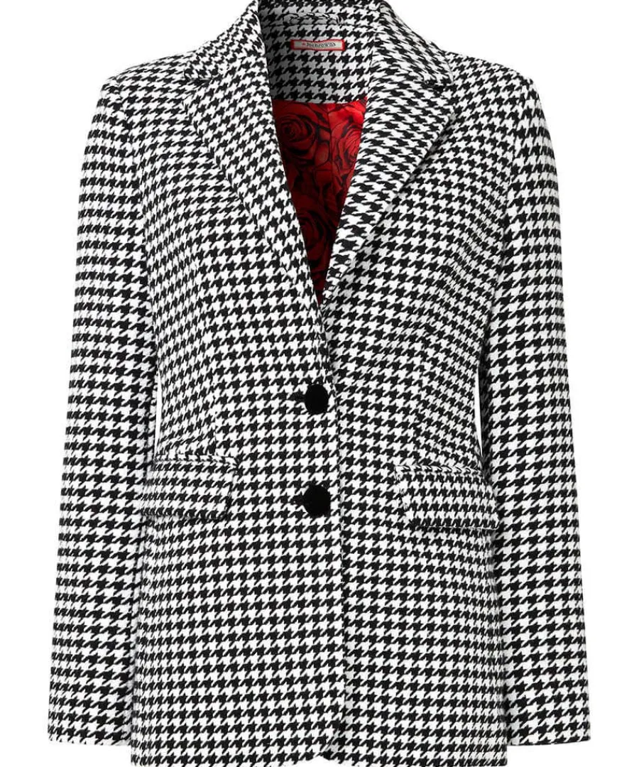 daring_dogstooth_jacket_0.webp New Joe Browns Daring Dogstooth Jacket Black/White