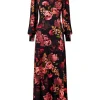 Discount Joe Browns Dramatic Florals Jersey Dress Black