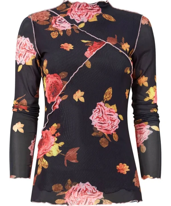 Fashion Joe Browns Florence Mesh Top Black
