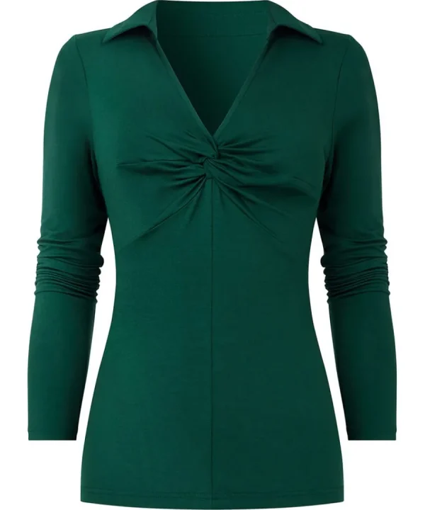 Clearance Joe Browns Forest Twist Front Top Forest Green