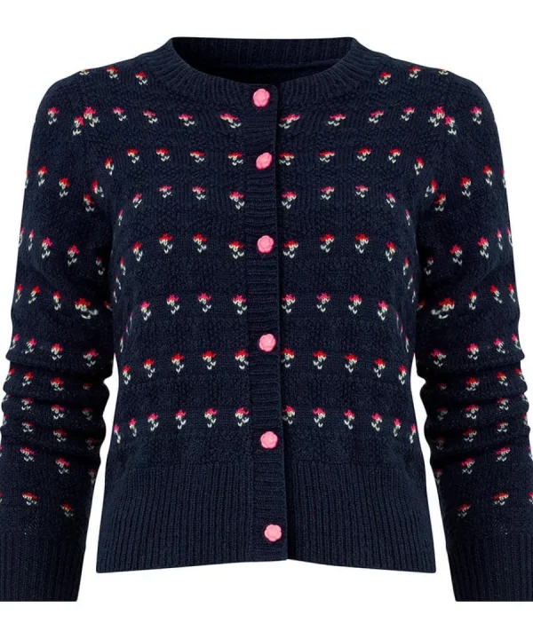 Best Joe Browns Freya Floral Cardigan Navy