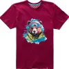 Sale Joe Browns Hit The Slopes Tee Maroon