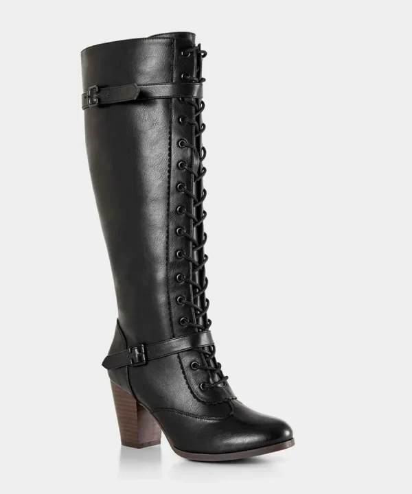 Cheap Joe Browns In Brooklyn Lace Up Boots Black