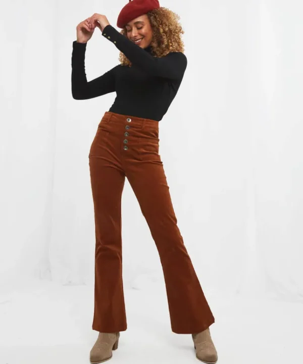 Shop Joe Browns Jersey Roll Neck Top Black / Berry / Orange / Winter White