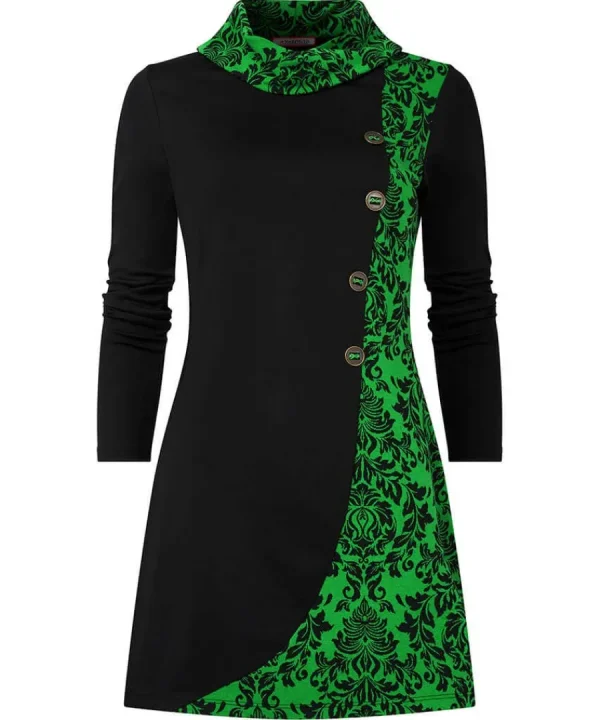 Shop Joe Browns Joyous Jacquard Tunic Green