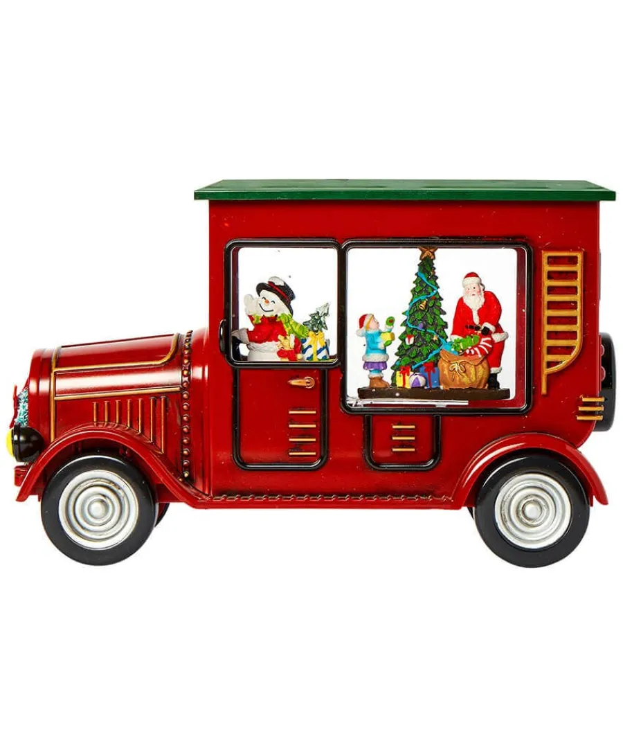 lights_and_sparkle_santa__1.webp Cheap Joe Browns Lights And Sparkle Santa Spinner Bus Ornament Red