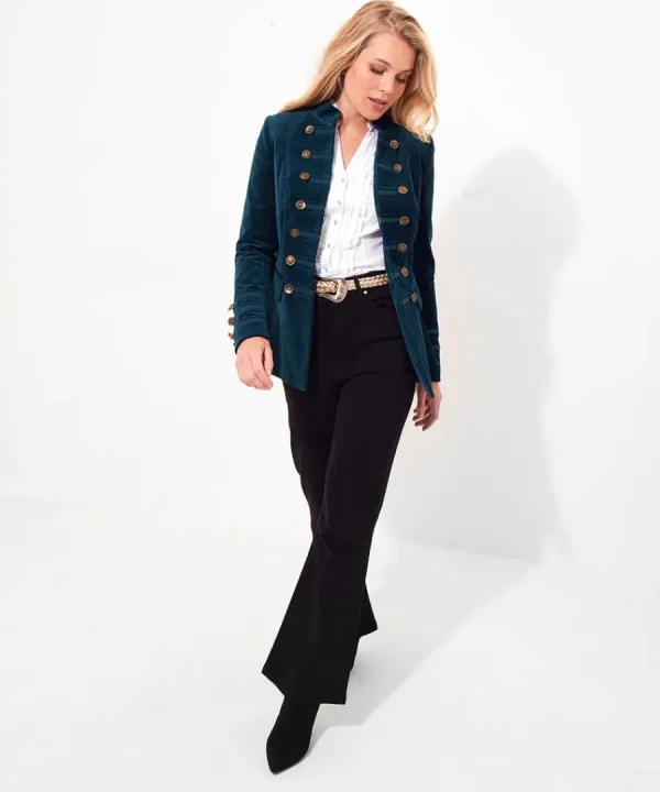 Store Joe Browns Marley Military Jacket Teal