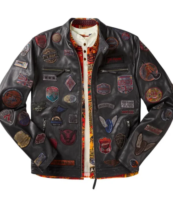 New Joe Browns On Tour Leather Jacket Black