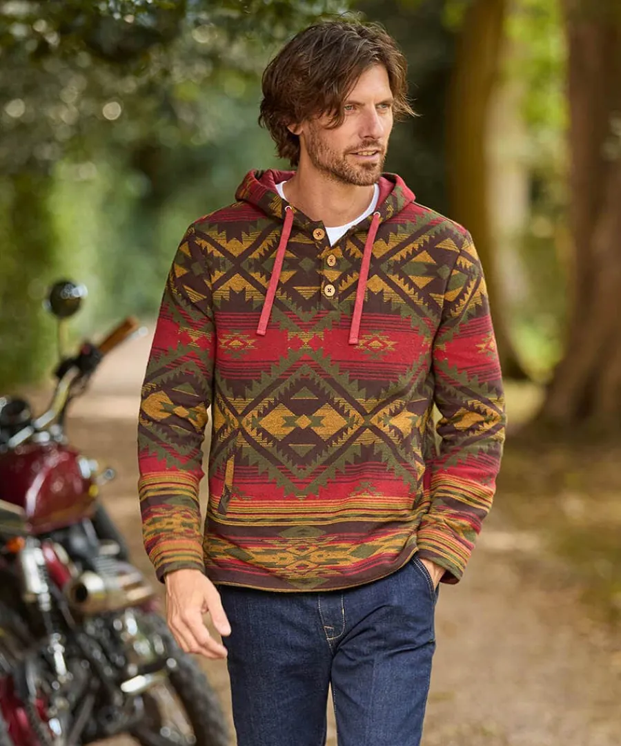 one_for_the_weekend_hood_1.webp Discount Joe Browns One For The Weekend Hood Brown / Red