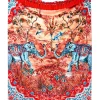 Fashion Joe Browns Ornate Elephant Reversible Tassel Throw Rust