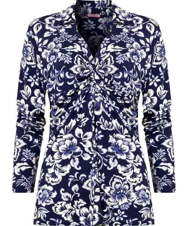 Shop Joe Browns Patsy Jersey Twist Front Top Navy