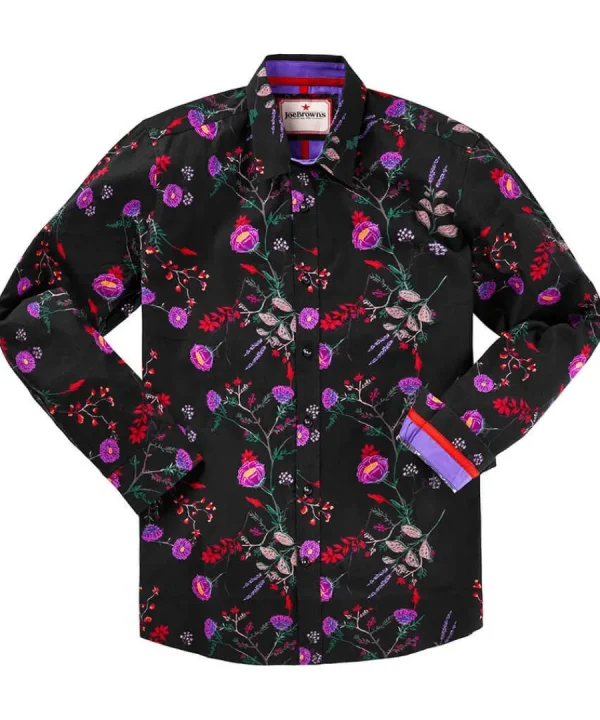 Sale Joe Browns Pop Floral Shirt Black