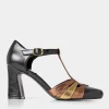 Sale Joe Browns Remarkable Charlotte T Bar Shoes Black Multi