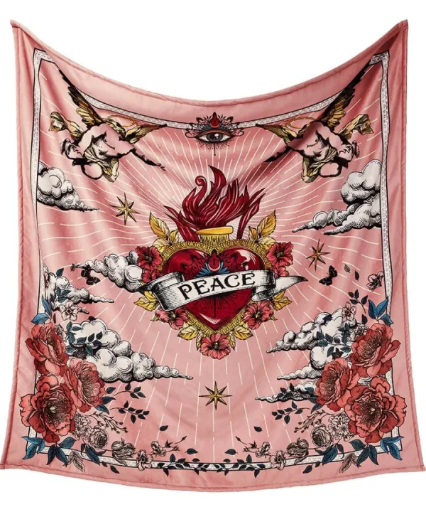 Fashion Joe Browns Roses And Rebels Throw Pink