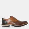 Clearance Joe Browns Savile Mixed Leather Brogues Tan Multi
