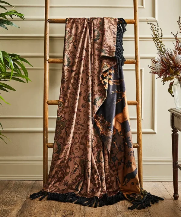 Outlet Joe Browns Secret Forest Reversible Throw Black