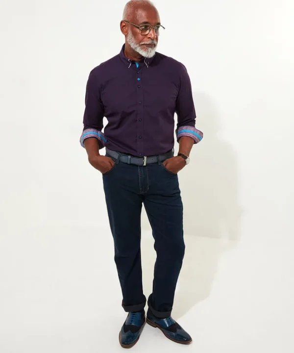 Hot Joe Browns Seriously Stylish Shirt Purple