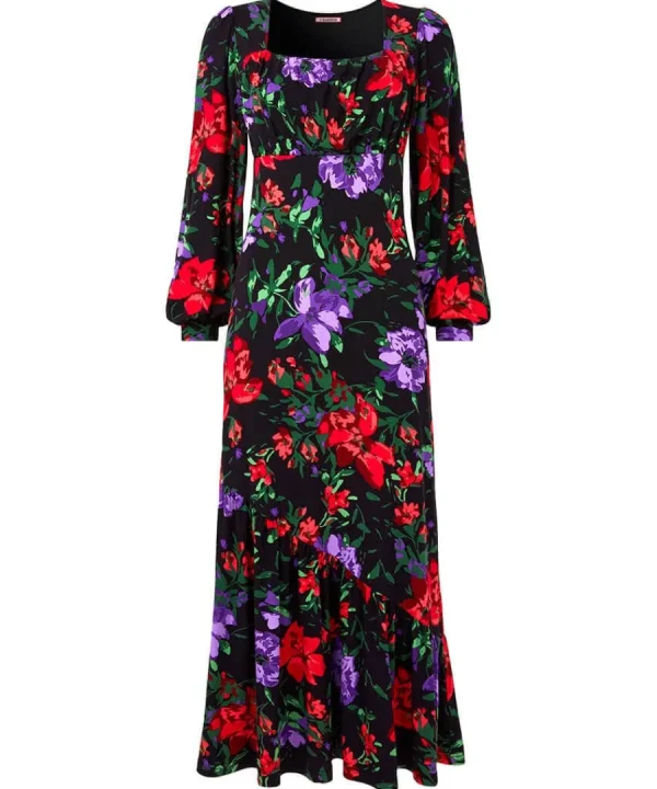 Sale Joe Browns Shona Floral Jersey Dress Black