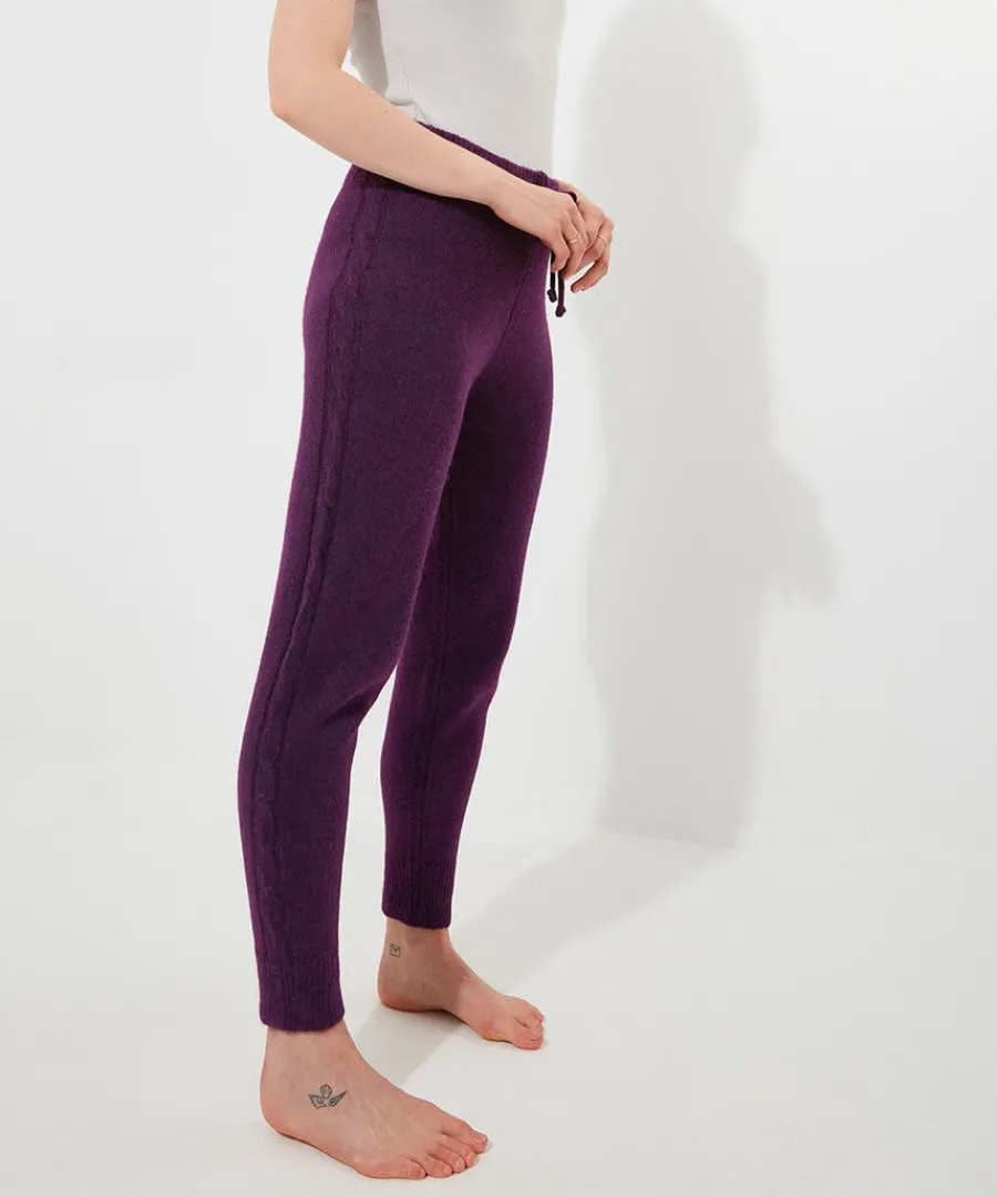 sloe_joes_knitted_cable_j_2.webp Best Sale Joe Browns Sloe Joes Knitted Cable Joggers Purple