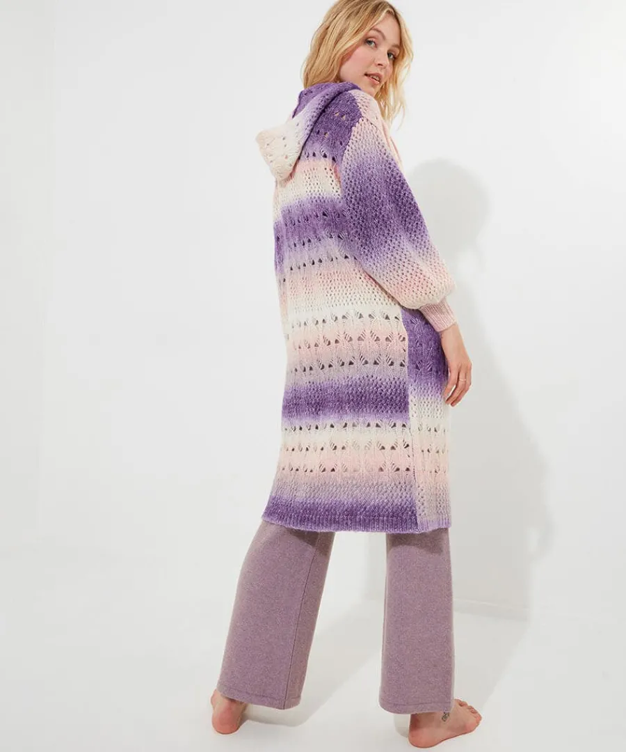 sloe_joes_ombre_cosy_long_3.webp Clearance Joe Browns Sloe Joes Ombre Cosy Longline Cardigan Multi